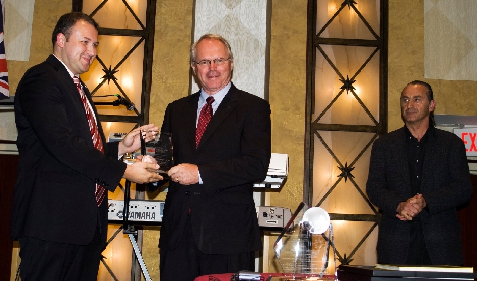 UMD President Meto Koloski, Ambassador Christopher R. Hill, Blagojce Stojanovski, UMD-3RD Annual Global Conference / 20th Anniversary of Macedonian Independence, Washington DC 2011
