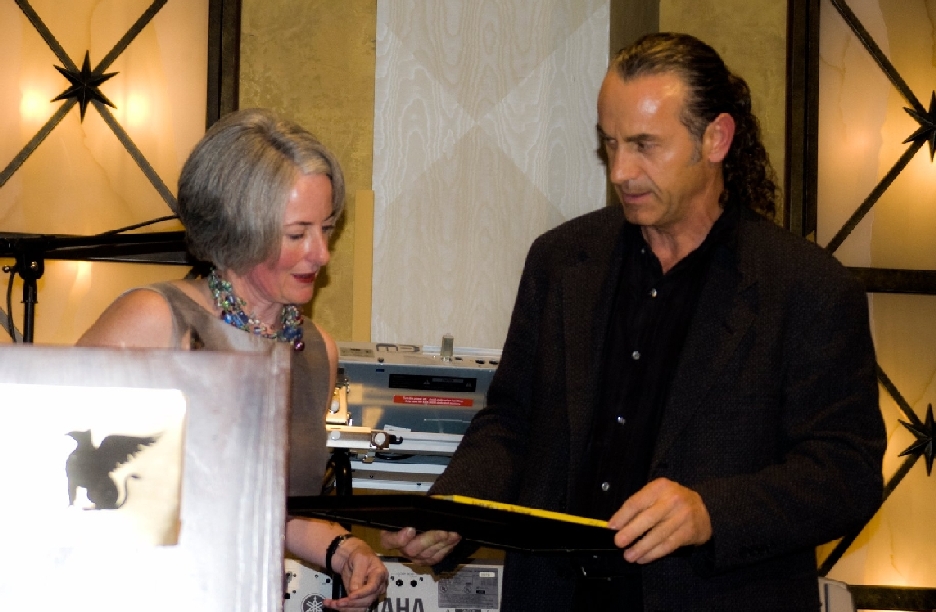 Mrs. Solveig Reeker wife of Ambassador to Macedonia Philip T. Reeker, Blagojce Stojanovski, UMD-3RD Annual Global Conference / 20th Anniversary of Macedonian Independence, Washington DC 2011