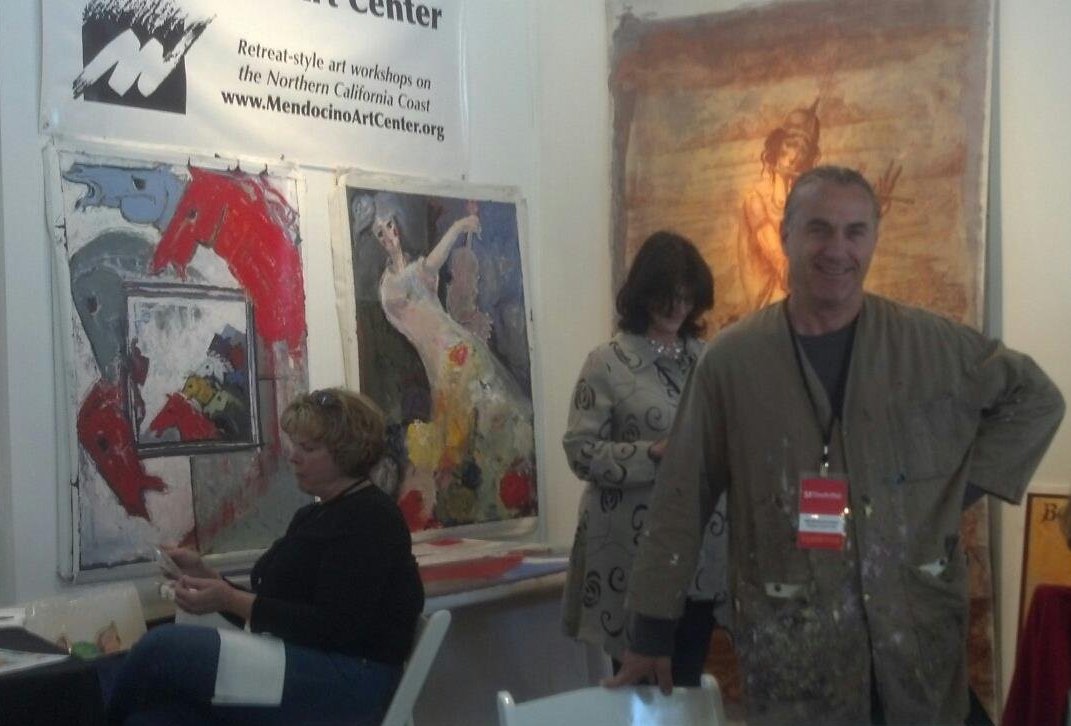 Demonstration with Mendocino Art Center, San Franciso Fine Art Fair