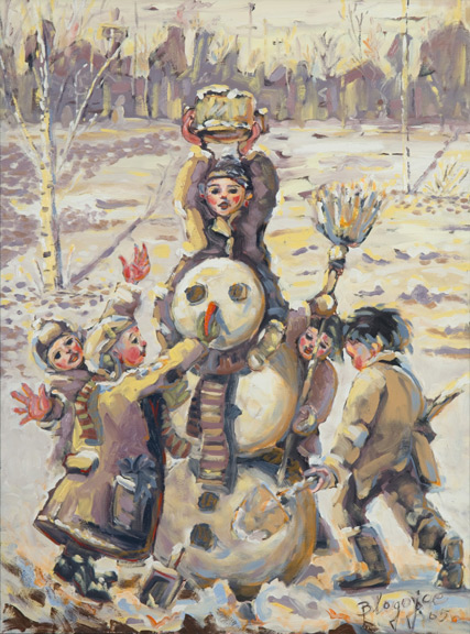 Blagojce Fine Art Gallery, Harbor Springs, Michigan, Christmas 2012