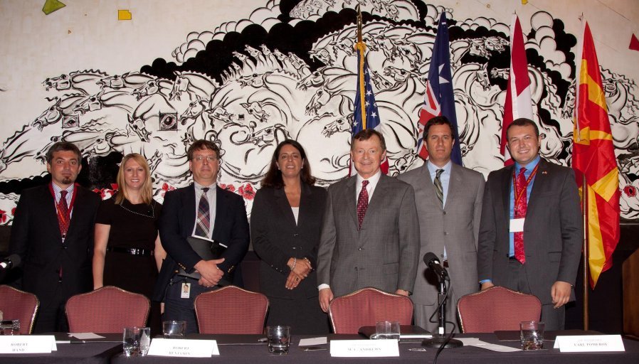 Mural for the 3rd Annual Conference of the United Macedonian Diaspora